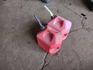 lot 79 image: (2) 5 Gallon Gas Cans...
