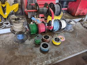 lot 93 image: Assorted Copper Wire Rolls with Cad...