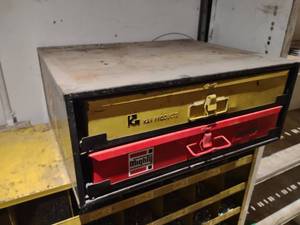 lot 157 image: Cabinet with (2) Parts Drawers & Ha...