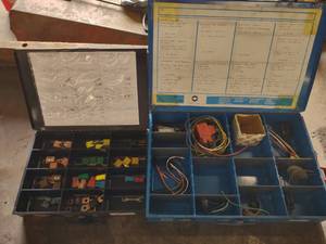 lot 162 image: (2) Parts Bins with Electrical...