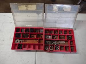 lot 168 image: (2) Parts Bins with Hardware...