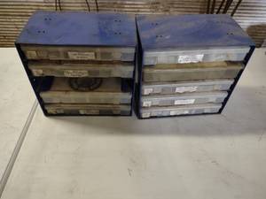 lot 169 image: (2) Parts Cabinets with Winzer AC ...