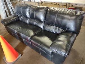 lot 174 image: 91 Recliner Sofa...