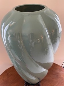 lot 13 image: Large Decorative Vase with Removable Base