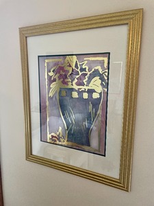 lot 9 image: Decorative Framed Print