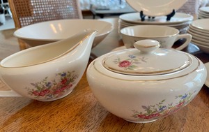 lot 85 image: Fine Floral China Set