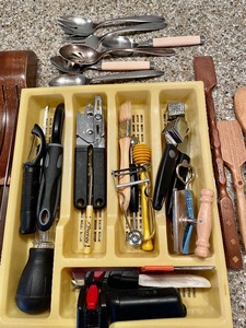 lot 69 image: Silverware and Kitchen Utensils