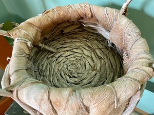lot 180 image: Unique Basket and a Pottery Crock