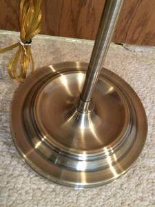 lot 216 image: Brass Floor Lamp