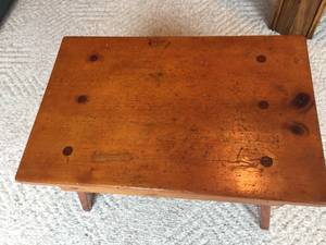 lot 235 image: Handmade Footstool
