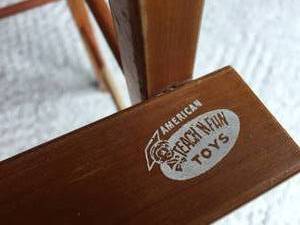 lot 260 image: Vintage American Teach N Fun Toy Highchair