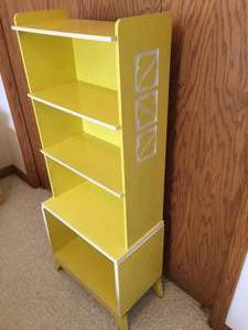 lot 263 image: Vintage Yellow Butler Wooden Bookcase