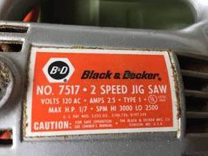 lot 299 image: Black and Decker 2 Speed Jigsaw