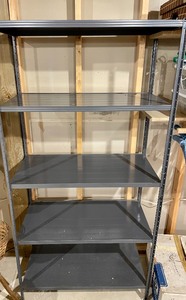 lot 278 image: Metal Shelving Unit