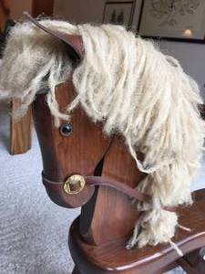 lot 315 image: Wooden Rocking Horse