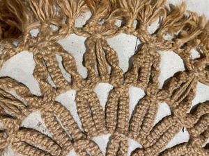 lot 375 image: Macram Circular Art