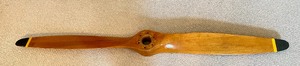 lot 214 image: Antique Flottorp Wood Propeller #14628- AMAZING LK