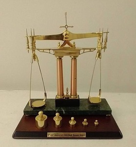 150th Anniversary California Gold Rush Balance Scale