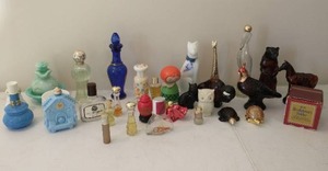 Collection of Avon Perfume Bottles