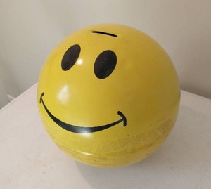 Vintage Smiley Face Bank
