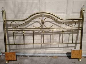 Brass Colored Headboard