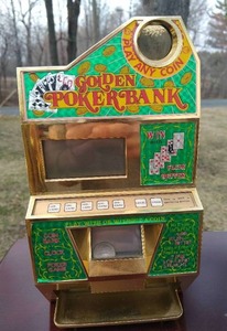 Golden Poker Bank Coin Machine