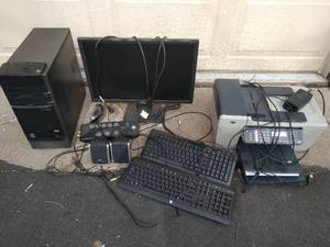 Computer And Monitor And Accessories