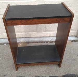 End Table Book Shelf
