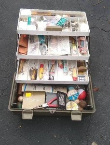Fishing Tackle With Contents