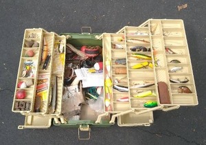 Fishing Tackle With Contents