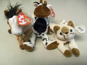 Lot of 3 Beanie Babies