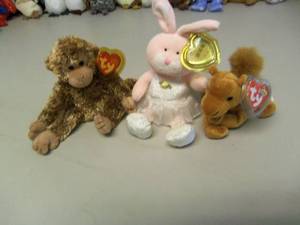 Lot of 3 Beanie Babies