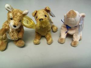 Lot of 3 Beanie Babies