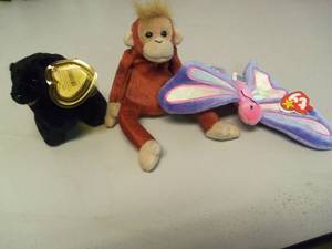 Lot of 3 Beanie Babies