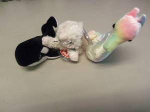 Lot of 3 Beanie Babies