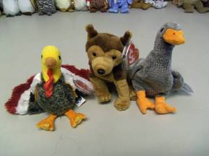 Lot of 3 Beanie Babies