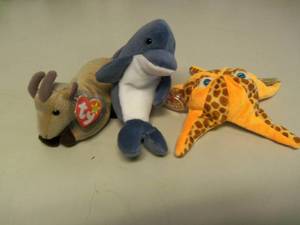 Lot of 3 Beanie Babies