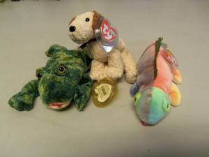 Lot of 3 Beanie Babies