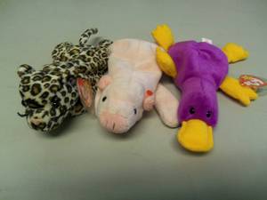 Lot of 3 Beanie Babies