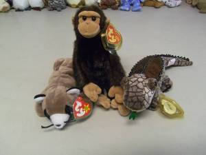 Lot of 3 Beanie Babies