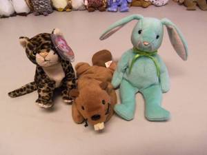 Lot of 3 Beanie Babies