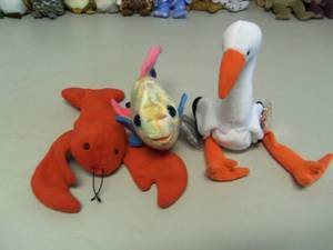 Lot of 3 Beanie Babies