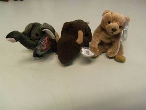 Lot of 3 Beanie Babies