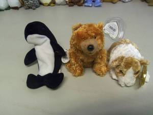 Lot of 3 Beanie Babies