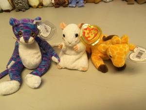 Lot of 3 Beanie Babies