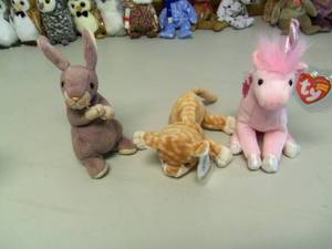 Lot of 3 Beanie Babies