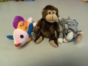 Lot of 3 Beanie Babies