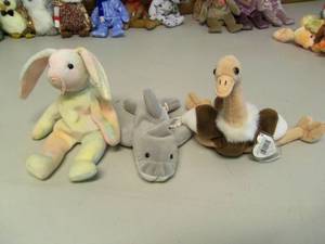 Lot of 3 Beanie Babies