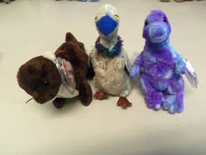 Lot of 3 Beanie Babies