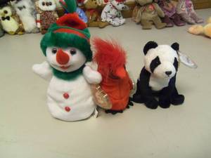 Lot of 3 Beanie Babies